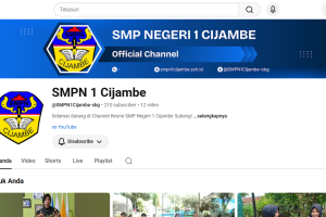 Youtube SMPN 1 Cijambe